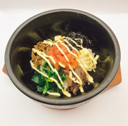 明太子高菜石鍋拌飯