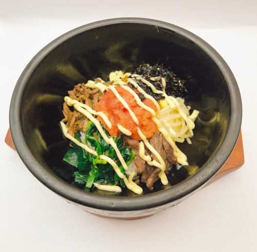 明太高菜　石焼ビビンバ