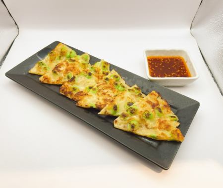 枝豆チーズチヂミ