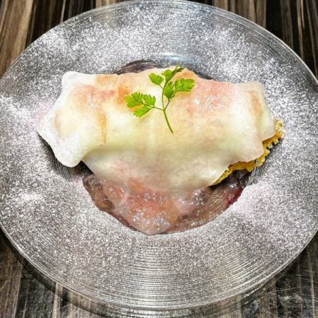 季節のクロップル　～桜ソース～