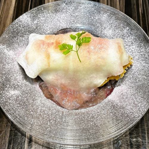 季節のクロップル　～桜ソース～