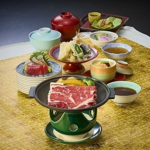 Grilled shabu set meal [domestic beef loin]