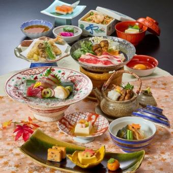 From August 6th to September 30th ●Reservation required●≪Blessings of the Autumn Harvest≫ Seasonal Kaiseki Course ~Hagi~ 11 dishes total・5720 yen