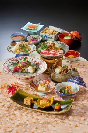 From August 6th to September 30th ●Reservation required●≪Blessings of the Autumn Harvest≫ Seasonal Kaiseki Course ~Hagi~ 11 dishes total・5720 yen