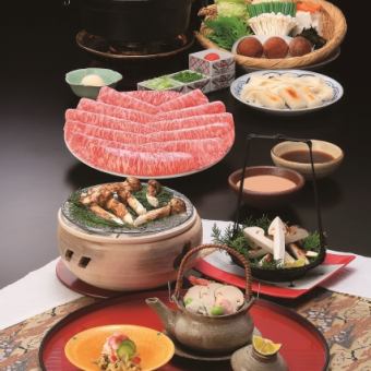 From August 6th to September 30th, Matsutake and Shabu-shabu Course ~ Miyabi ~ [Domestic beef loin] 8 dishes total, 7,700 yen