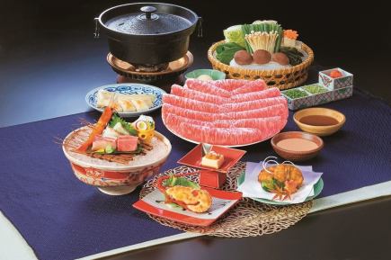 11/13～12/31 ≪Premium≫ 涮锅套餐【和牛雪花肉】9道菜品10,780日元