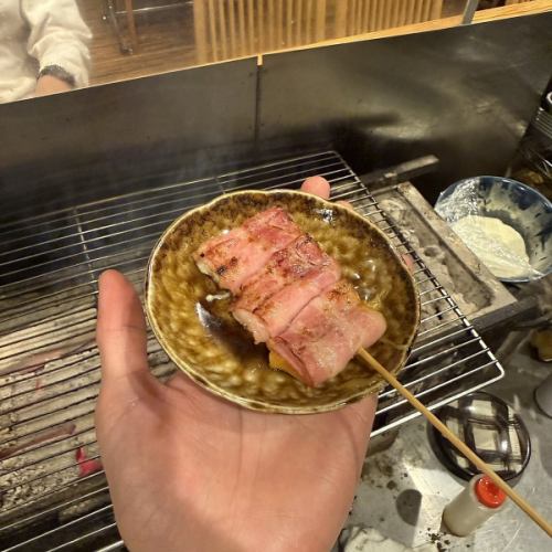 三種のチーズベーコン巻き