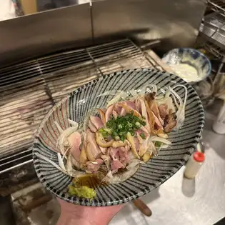 薩摩地鶏のタタキ