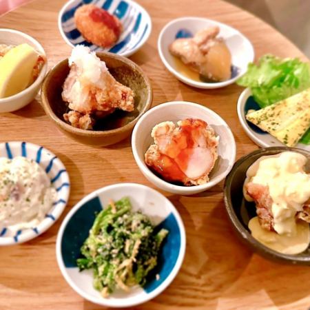 新周年纪念套餐 4000日元 → 3500日元 特别肉类菜肴、甜点和留言板