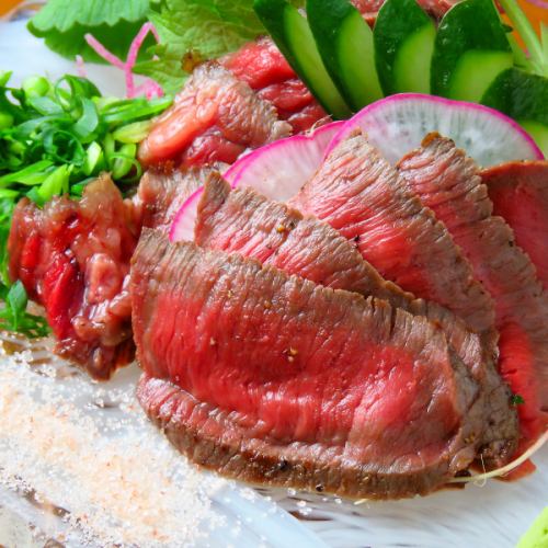 Seared Shimofuri Kogen Beef Thigh Meat