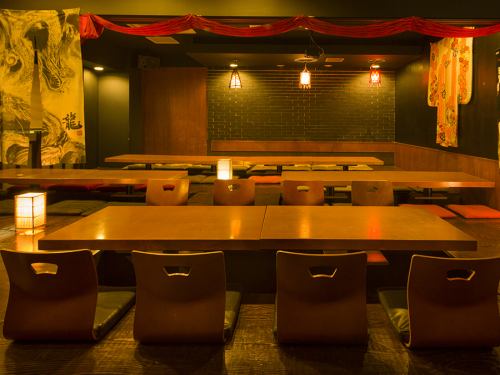 Large banquets are also possible ◎ Spacious tatami seats available