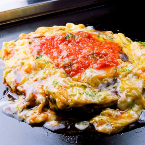 オムたまお好み焼き
