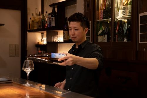A bar where sake sake can be enjoyed
