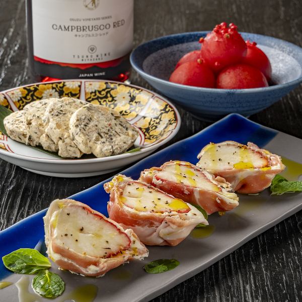 厳選の食材を使用した一品料理