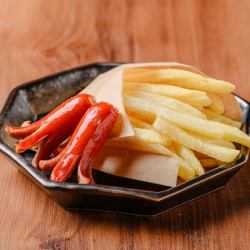 タコさんと細いポテト