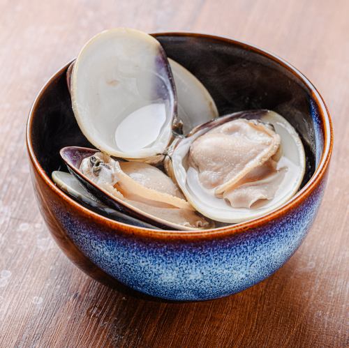 ハマグリの酒蒸し