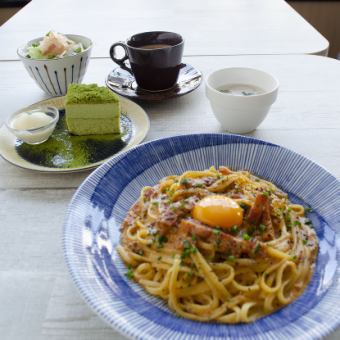 [Choose from the entire pasta menu ♪ (You can also choose dessert!) Great value Hiyori set]