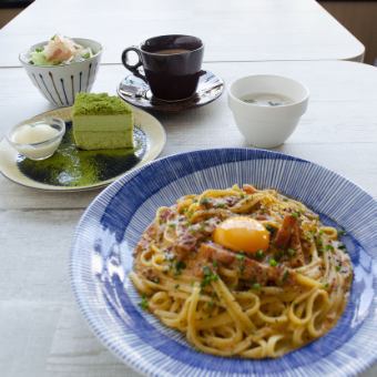 [You can choose from the entire pasta menu♪ (You can also choose dessert!) Great value Hiyori set]