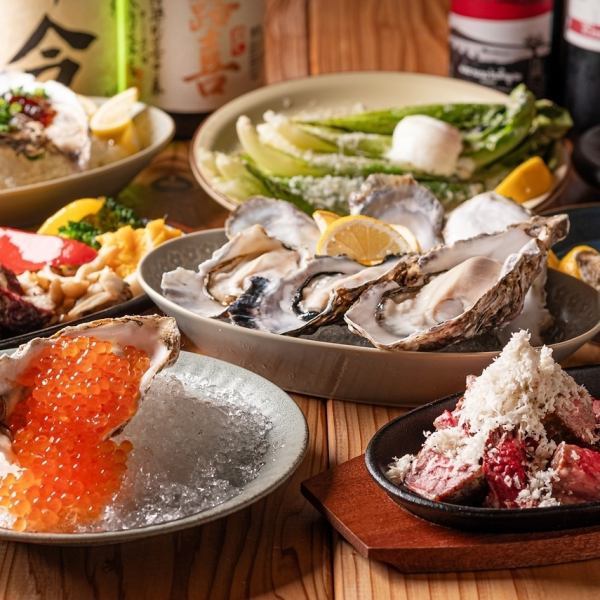≪Speaking of Heaven Sapporo! Start here♪≫Oysters and meat