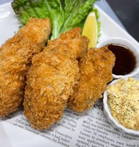 Deep fried oysters