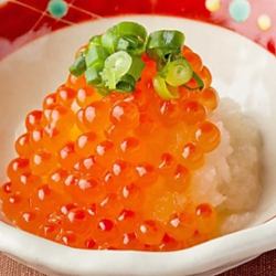 Sea cucumber ponzu/grated salmon roe each