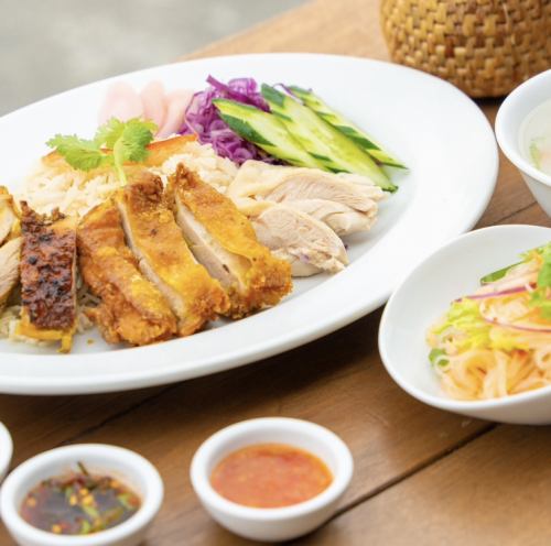 Specialty! Three types of Khao Man Gai set