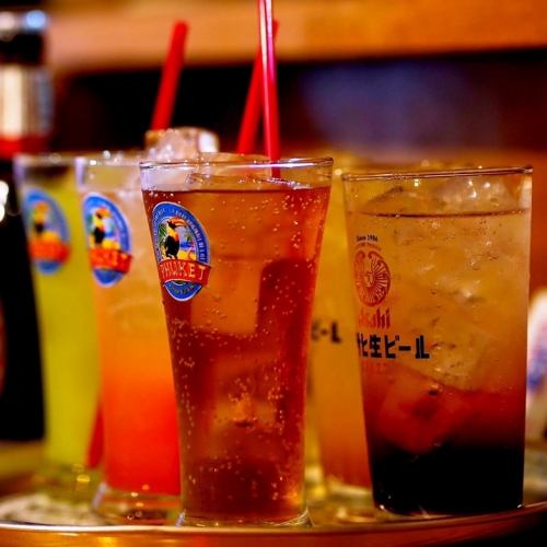 We also have fruity alcoholic and soft drinks that go well with Thai food!