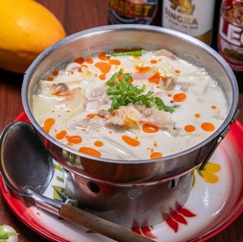 Tom Kha Gai (chicken coconut soup)