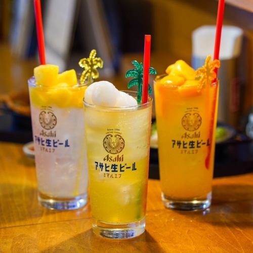 Our original drinks that go perfectly with Thai food are very popular!