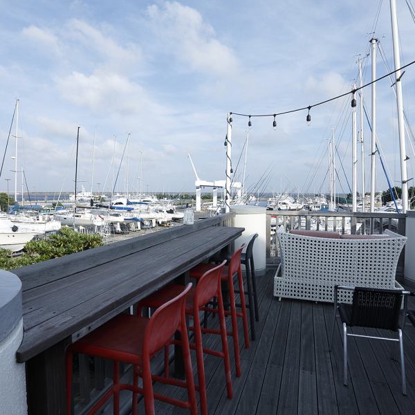 Terrace seats in a great location! Enjoy your meal while feeling the sea breeze♪ *May not be available depending on the weather.Please contact us by phone.