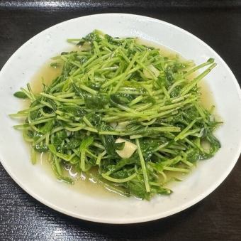 豆苗炒め
