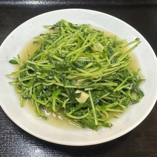 豆苗炒め