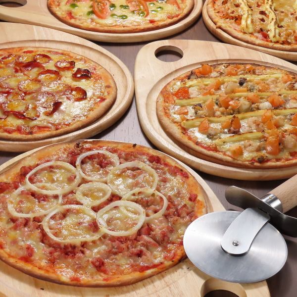 焼きたて自家製ピザをご堪能♪
