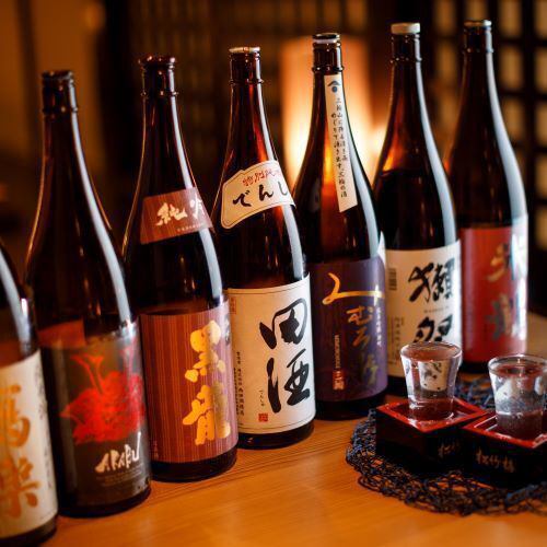 厳選銘酒も多数ご用意◎