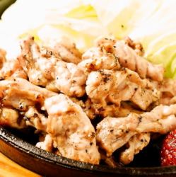 せせりの鉄板焼き