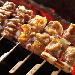 国産鶏使用！串焼き5種盛り合わせ