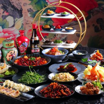 《4～32名様》贅沢【華コース】☆麻婆豆腐・海鮮おこげあんかけ・デザート等全11品/8800円(税込)