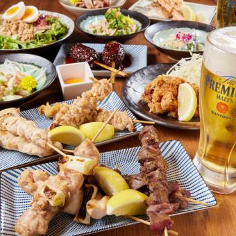 *Great Value* <All-you-can-eat Yakitori/All-you-can-drink a la carte dishes and alcohol> All-you-can-eat 52 dishes!!