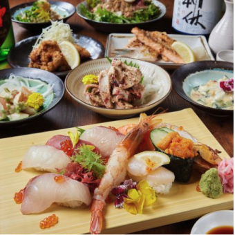 *A must-see for sushi lovers* <All-you-can-eat yakitori, sushi, and other dishes, plus all-you-can-drink alcohol!> All-you-can-eat 88 dishes!!