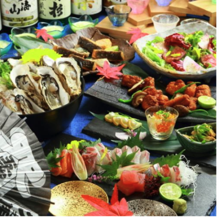 *Great Value* <Yakitori, a la carte dishes, sushi, chicken hotpot> All 56 dishes all-you-can-eat!!