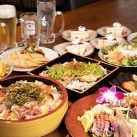 *Most popular* <Yakitori, a la carte dishes, chicken hotpot, etc.> All-you-can-eat and drink for 2 hours with 126 dishes! 3,500 yen (tax included)