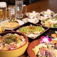 *Most popular* <Yakitori, a la carte dishes, chicken hotpot, etc.> All-you-can-eat and drink for 2 hours with 126 dishes! 3,500 yen (tax included)