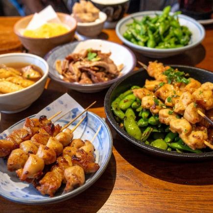 ランチ＊お値打ち＊＜焼き鳥/一品料理食べ放題！＞2時間109品食べ飲み放題！