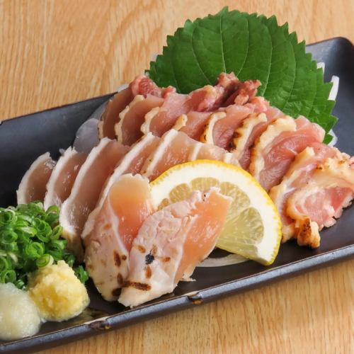 Miyazaki chicken sashimi comparison