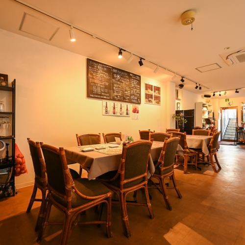 落ち着きのある店内