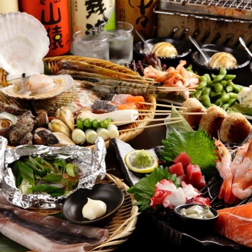 Lunch course: 3 types to choose from: Hamayaki course, Seafood course, Hot pot course♪ 90 minutes all-you-can-drink included (30 minutes before LO)