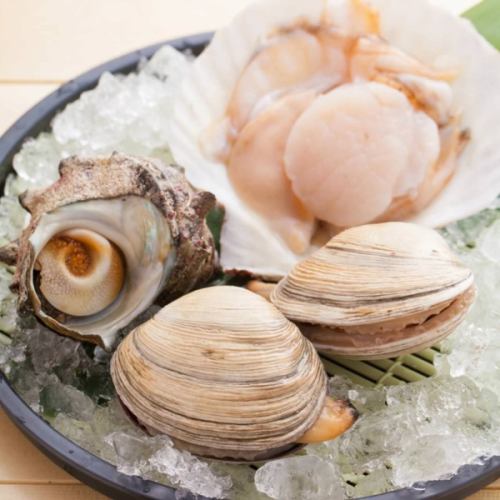 Fresh shellfish such as oyster and abalone!