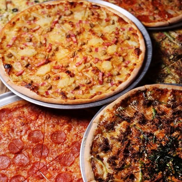 店内に入ればピザのいい香りが★色んな種類のピザがお楽しみいただけます！！大人数で来てしまえば色んな種類のピザが食べられますよ♪