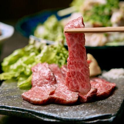 黒毛和牛の赤身タタキ肉