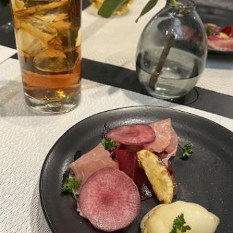 【5000円コース】《全7品》前菜や小鉢、お魚などヘルシーなコース5000円(税込)